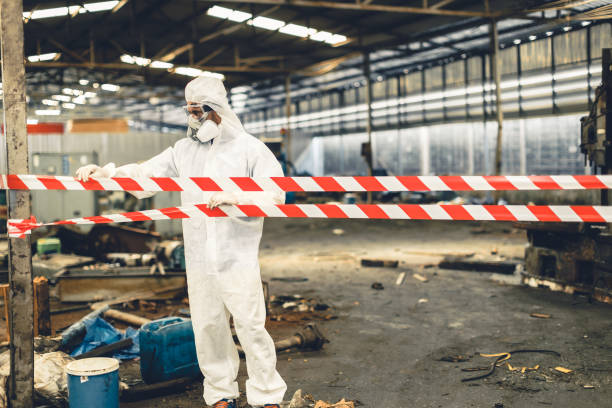 Professional Odor Removal technician working in Lyons, OR